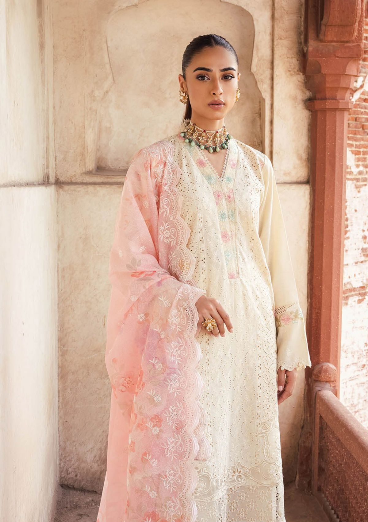 RajBari Premium ChikanKari'23 D-2A - Mohsin Saeed Fabrics