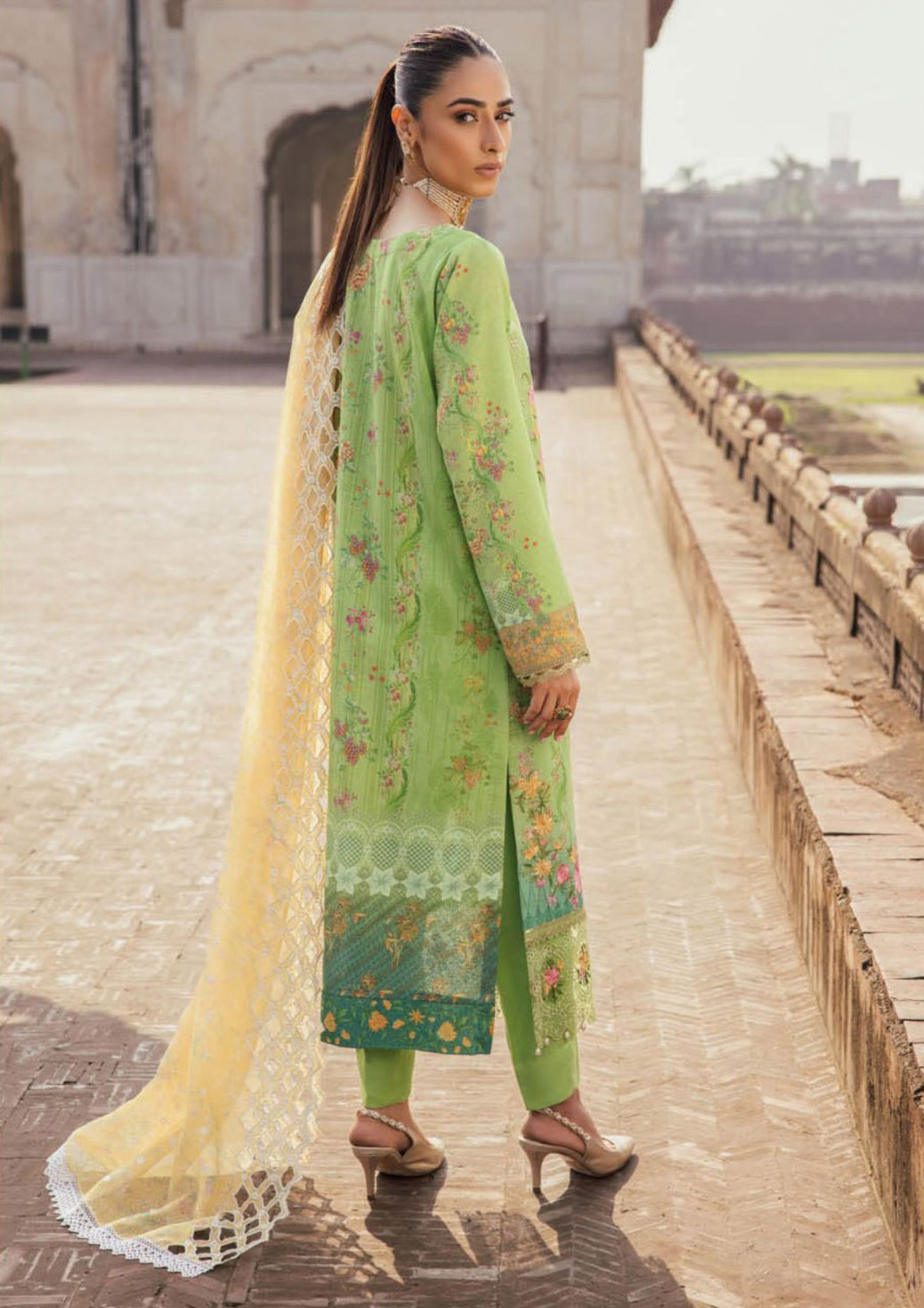 RajBari Premium ChikanKari'23 D-3B - Mohsin Saeed Fabrics