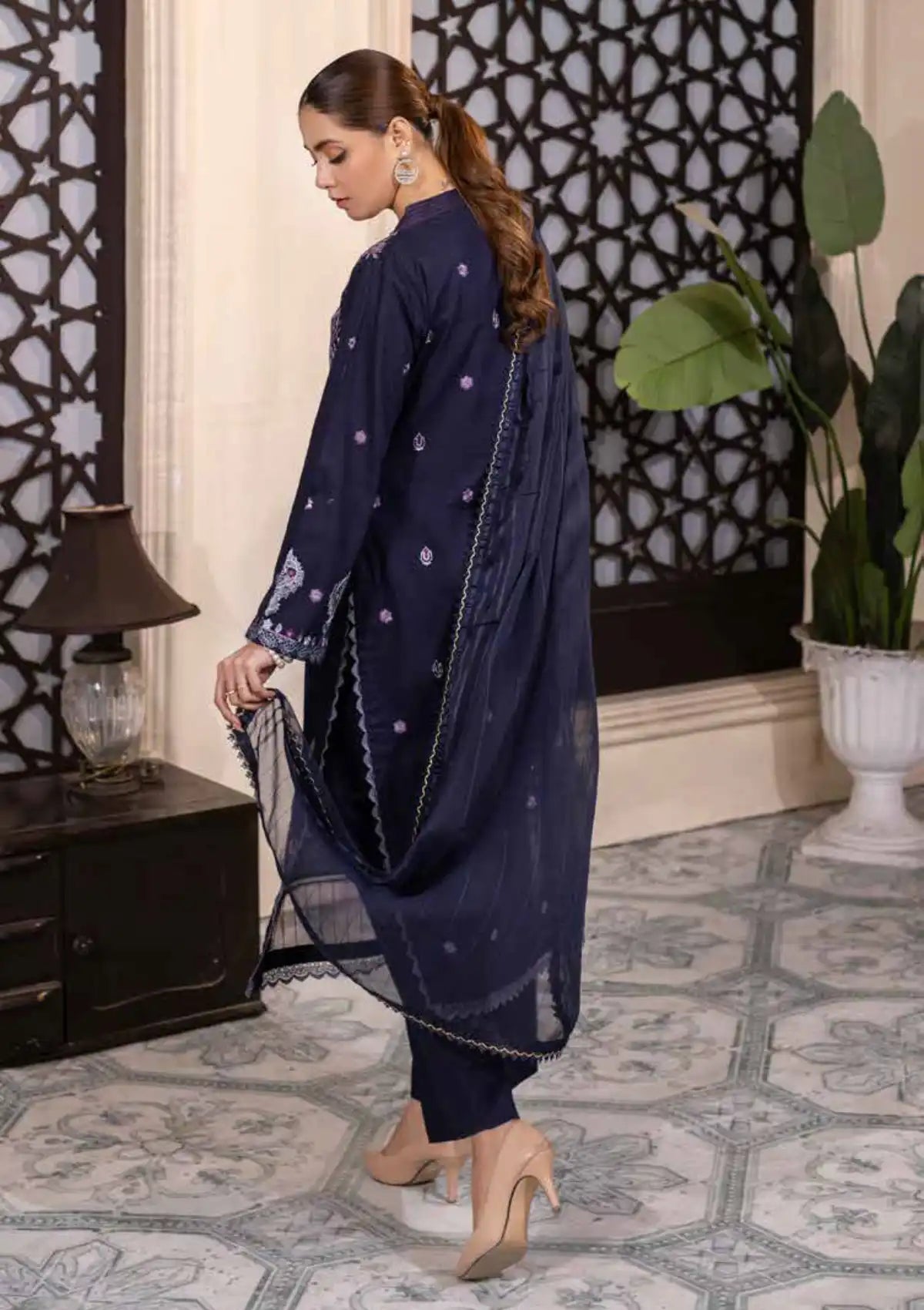 Rajis Dhoop Kinary Festive'24 RJ-07 - Mohsin Saeed Fabrics