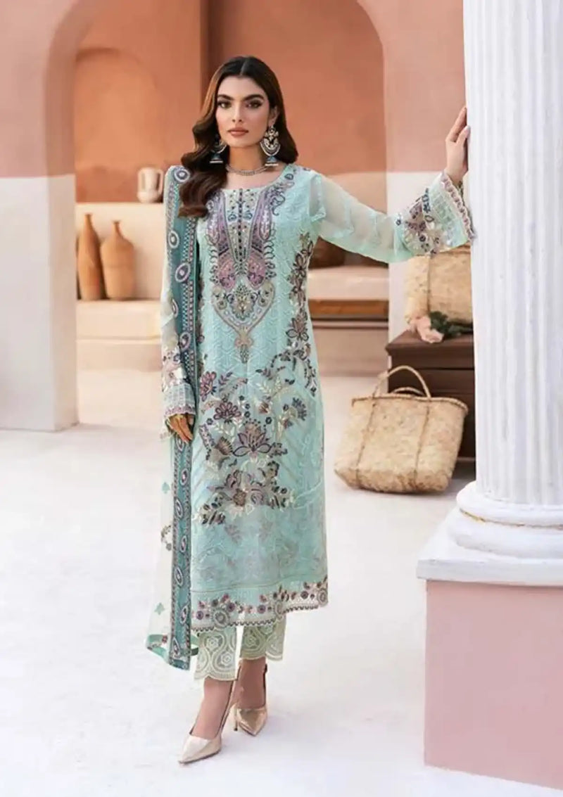 Arzoo By Ramsha Chiffon'24 Vol-01 U-108