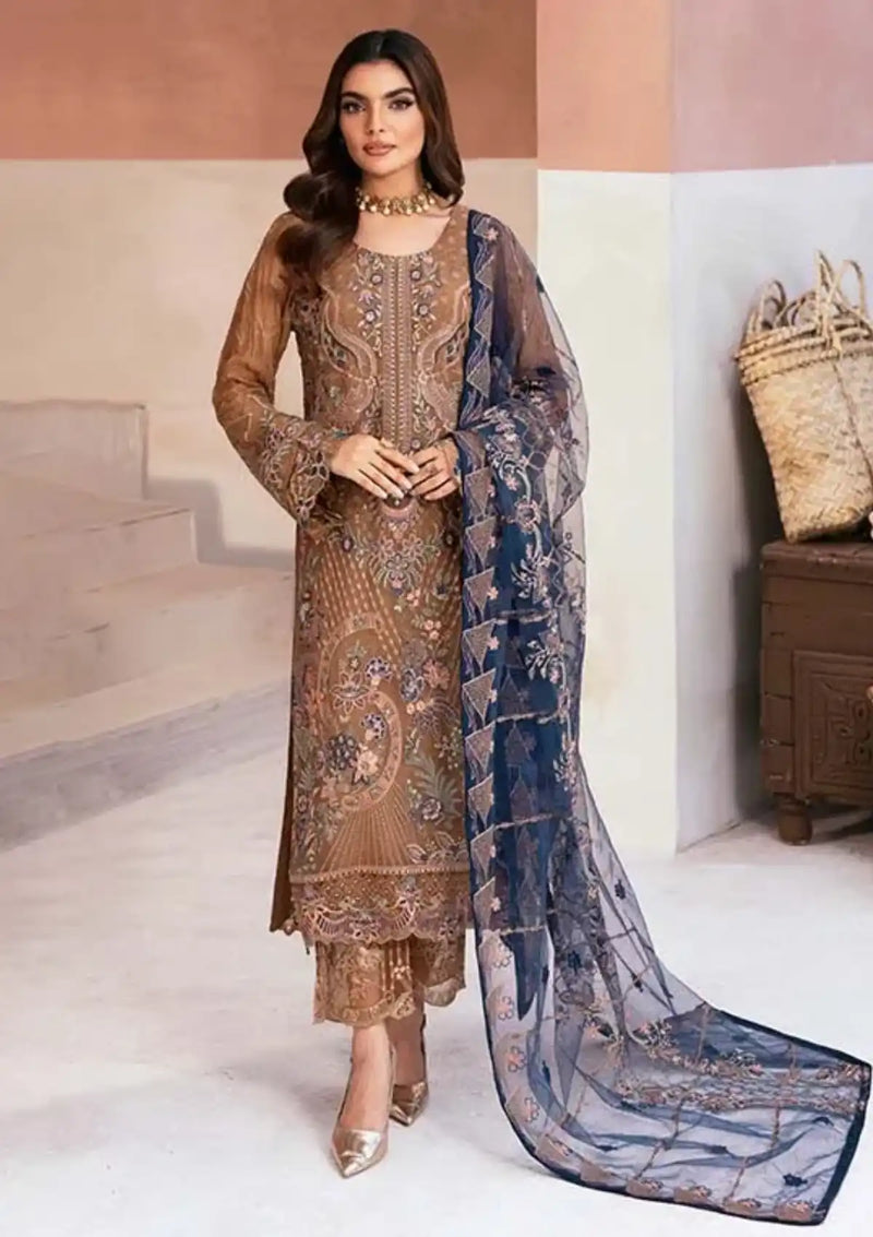 Arzoo By Ramsha Chiffon'24 Vol-01 U-110