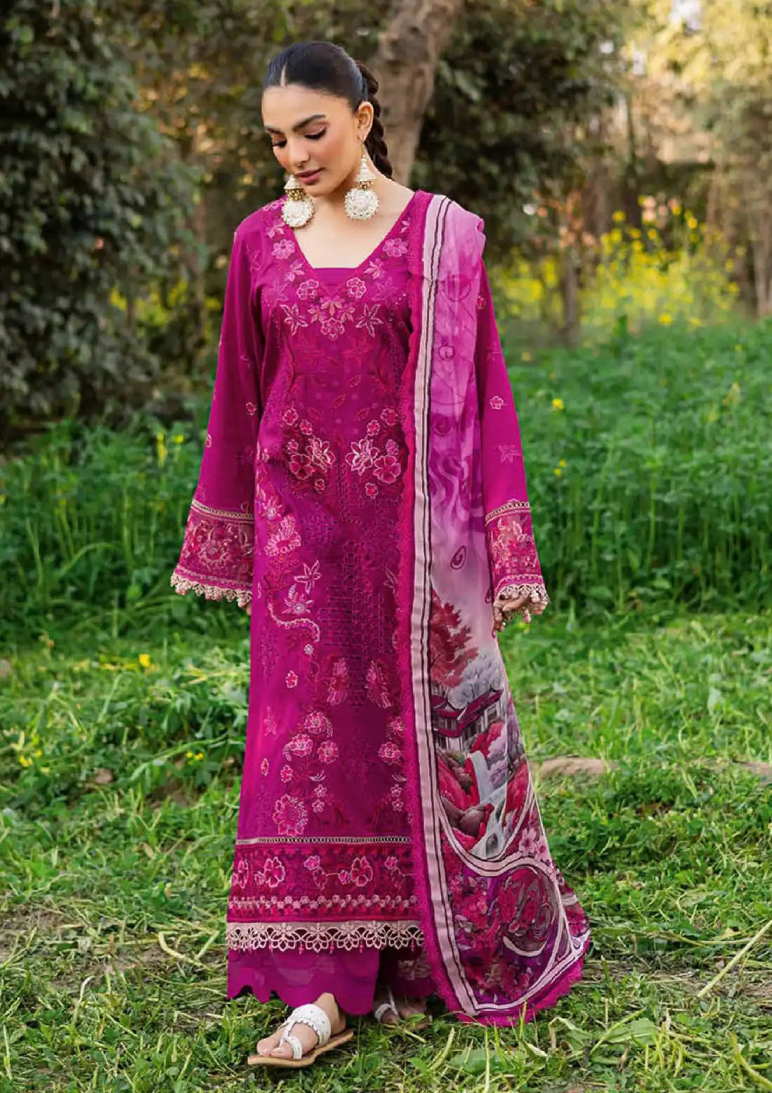Ramsha | Riwayat Lawn Collection| Y-801