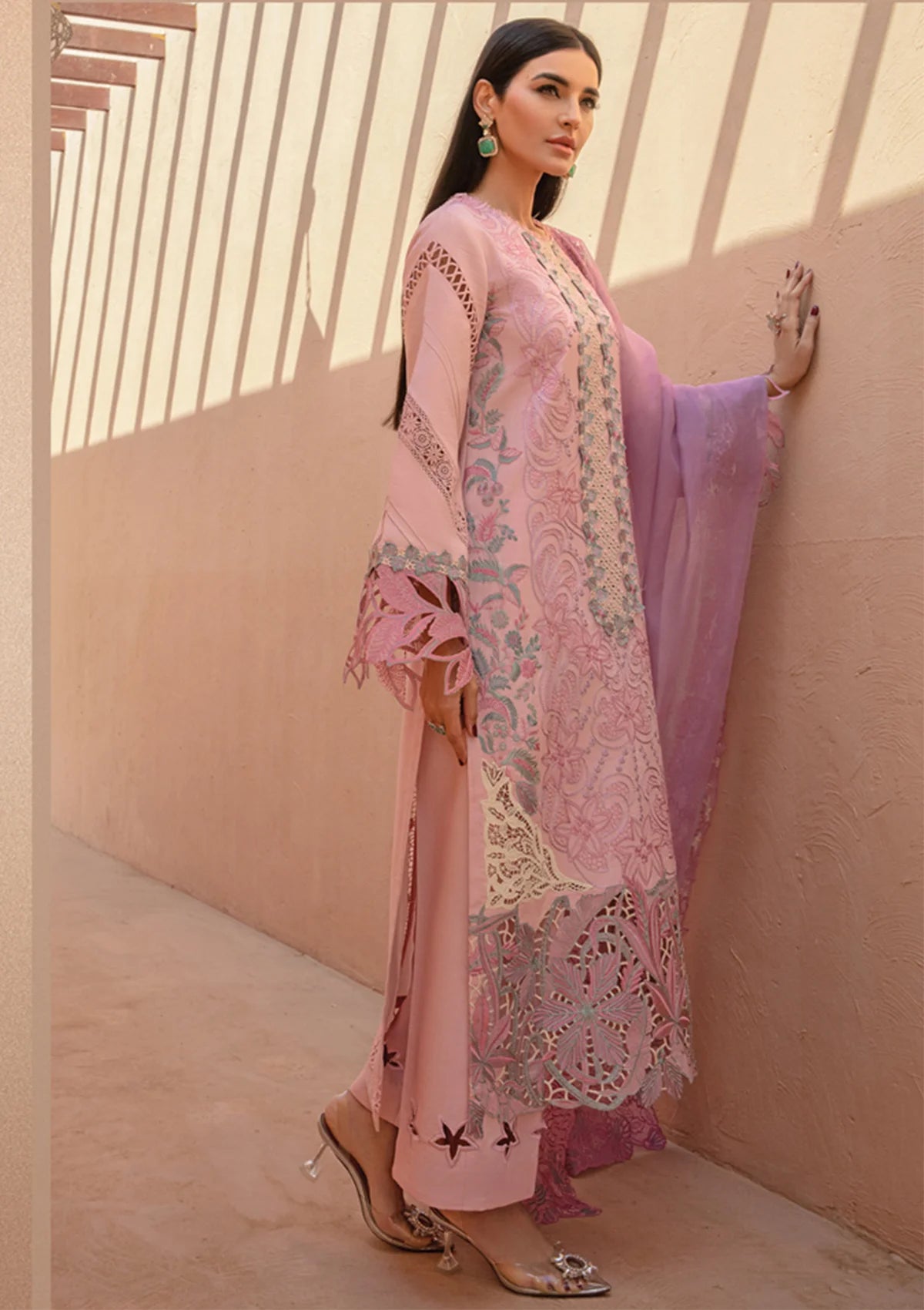 Rang Rasiya Premium Lawn'24 D-12-Ayleen - Mohsin Saeed Fabrics