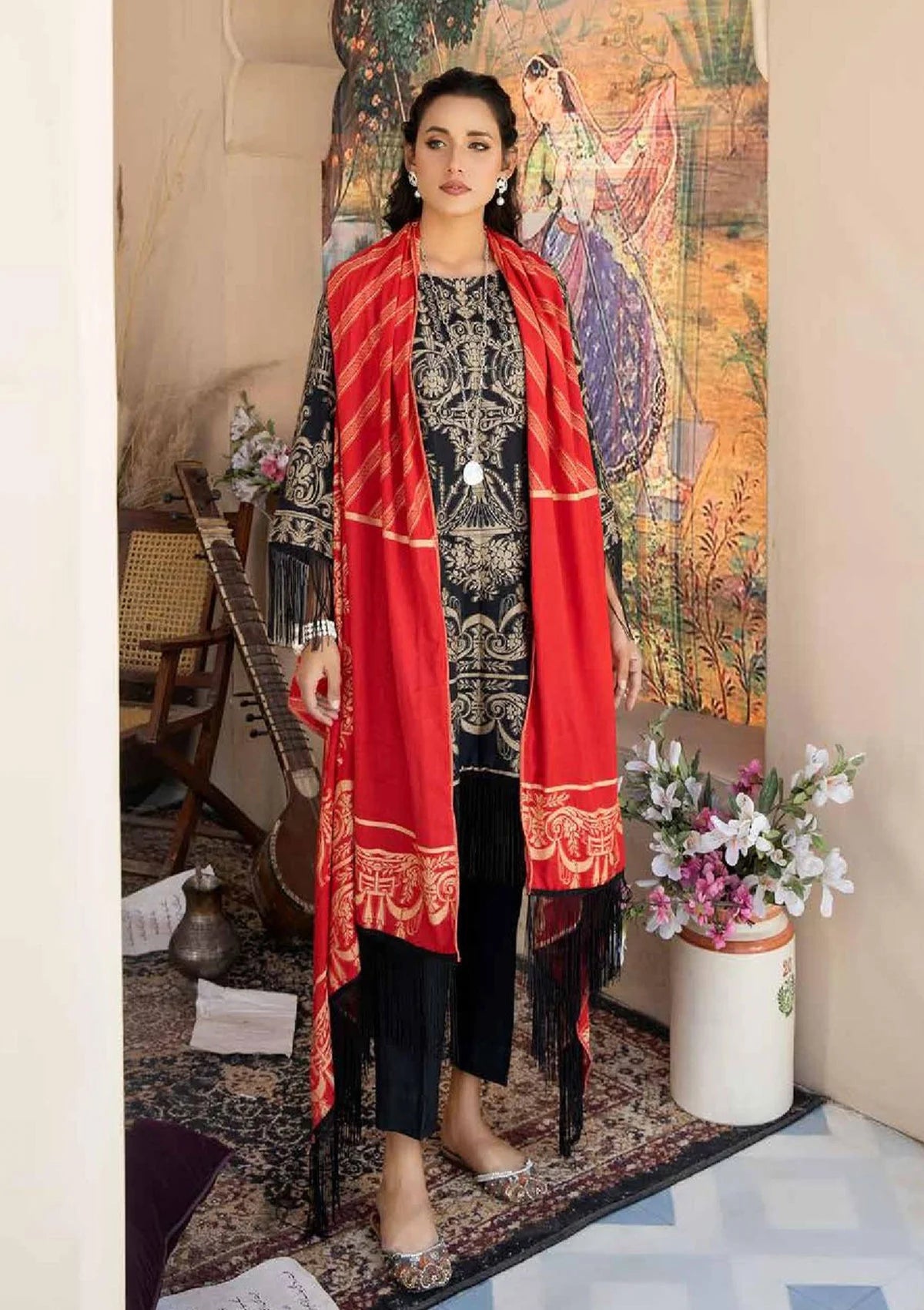 Rang-e-Baharan by Wania'22 Vol-01 WP-221 - Mohsin Saeed Fabrics