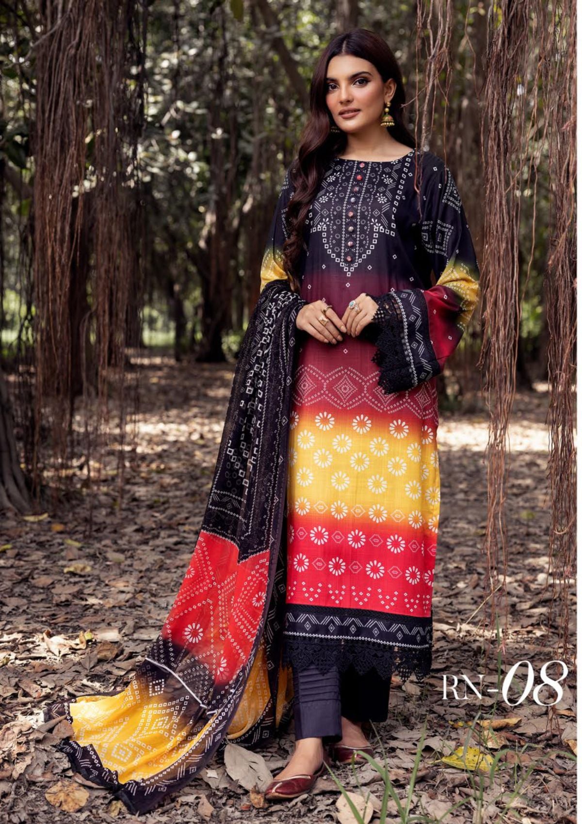 Rang Nagar by NUR'23 RN-08 - Mohsin Saeed Fabrics