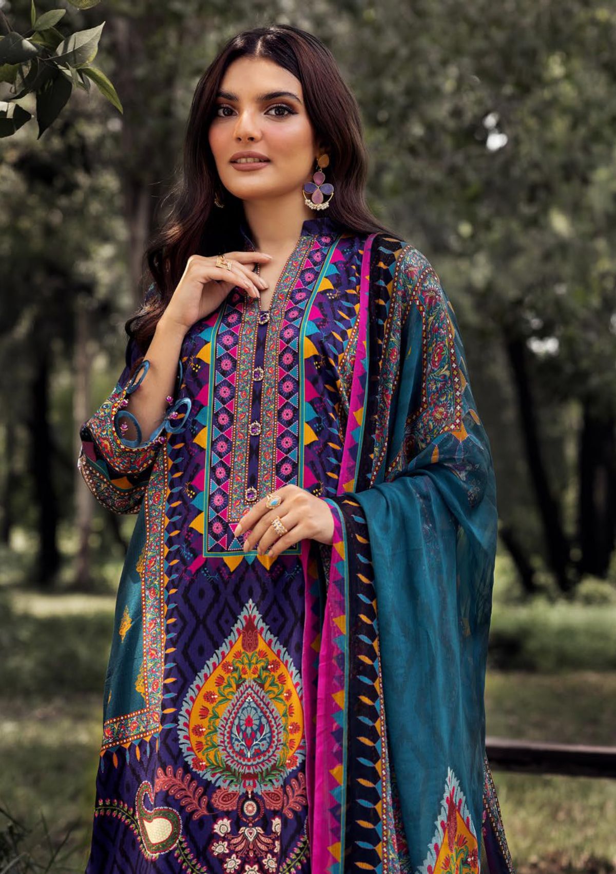 Rang Nagar by NUR'23 RN-10 - Mohsin Saeed Fabrics