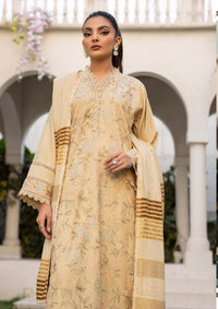 Khoobsurat Riwayat Emb Peach Leather'23 R-400 - Mohsin Saeed Fabrics