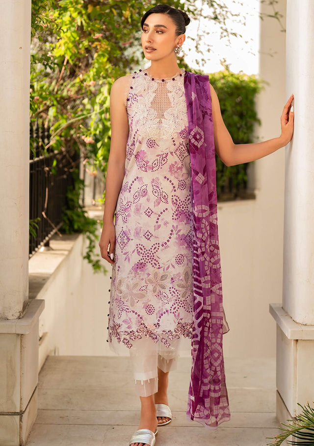 Asifa & Nabeel Meraki Summer Vol-2'24 MK-10 Reshmi - Mohsin Saeed Fabrics