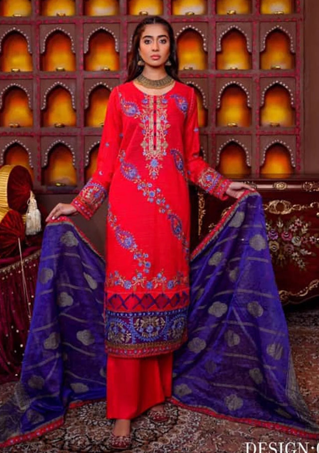 Rimal By Usman Kashif'24 Vol-05 D-04 - Mohsin Saeed Fabrics