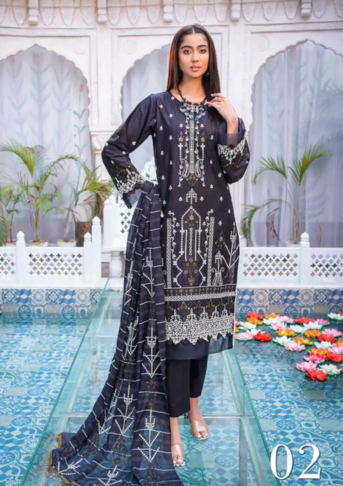 Rimal By Usman Kashif'24 Vol-06 D-02 - Mohsin Saeed Fabrics