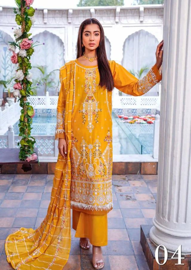 Rimal By Usman Kashif'24 Vol-06 D-04 - Mohsin Saeed Fabrics