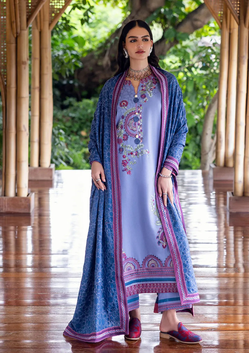 Mushq Hemline Symphony Karandi'25 D-04 River Hush