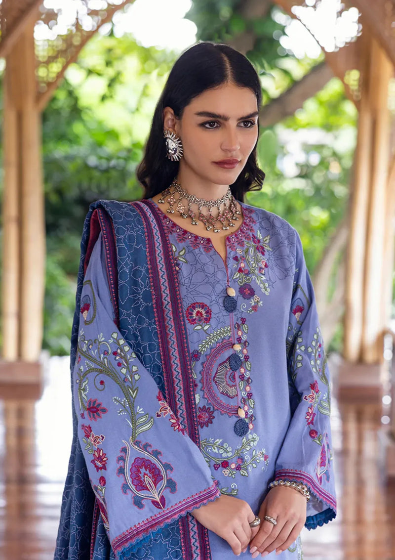 Mushq Hemline Symphony Karandi'25 D-04 River Hush