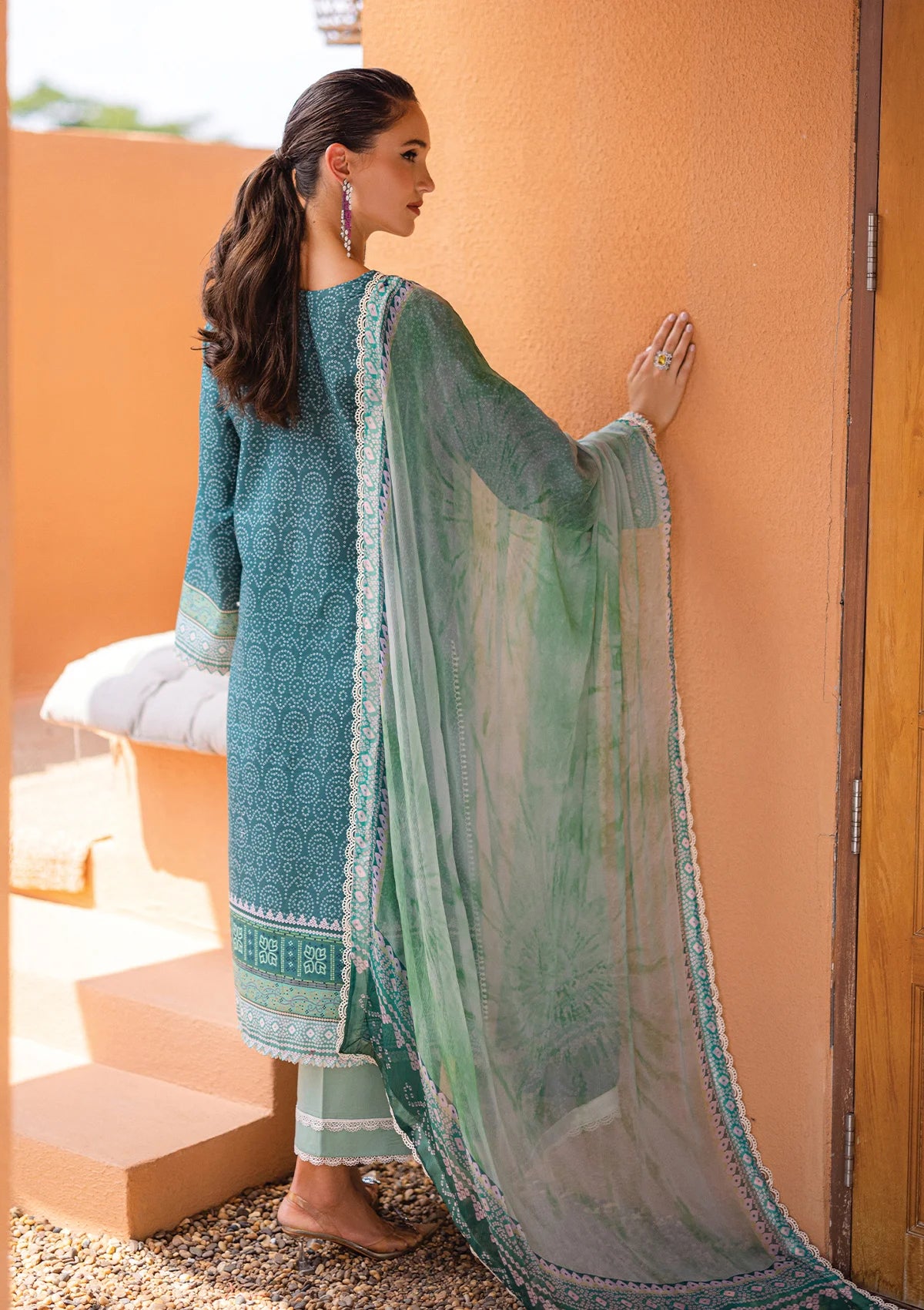 Roheenaz Azalea Printed Lawn'24 RNZ-02B - Mohsin Saeed Fabrics