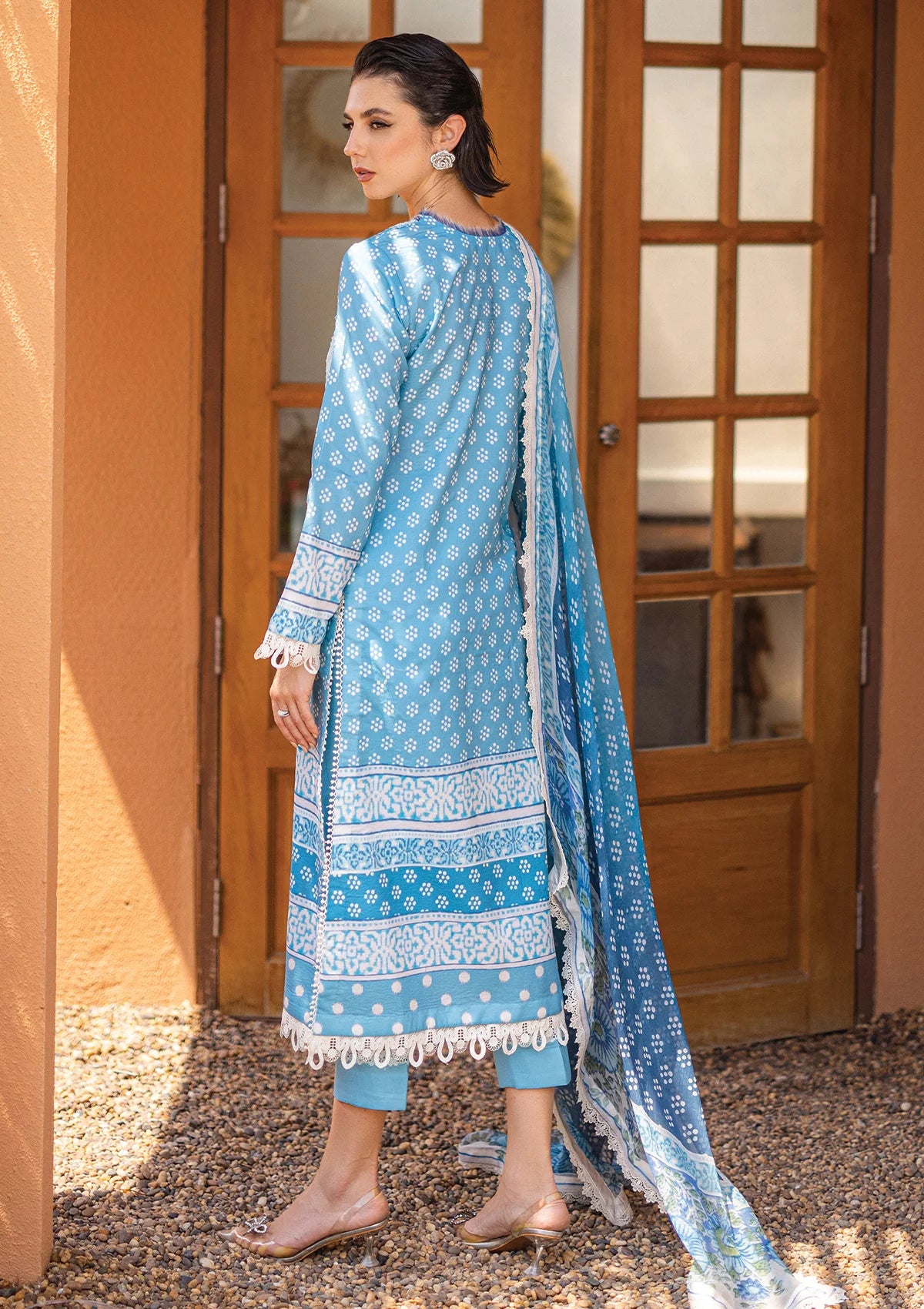 Roheenaz Azalea Printed Lawn'24 RNZ-06A - Mohsin Saeed Fabrics