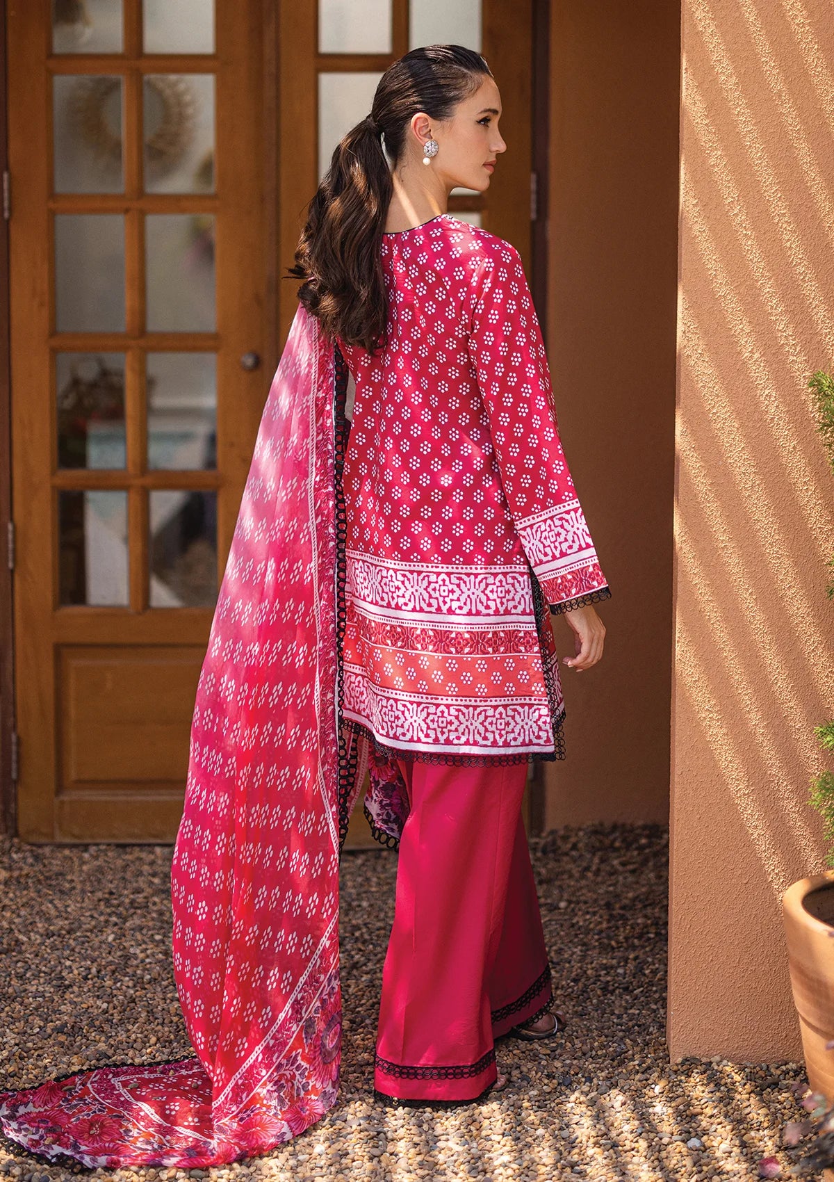Roheenaz Azalea Printed Lawn'24 RNZ-06B - Mohsin Saeed Fabrics