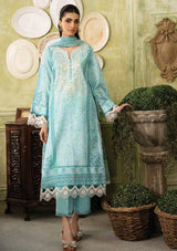 Roheenaz Flora Printed Lawn'24 RNP-03B-MIRAGE - Mohsin Saeed Fabrics