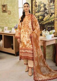 Roheenaz Flora Printed Lawn'24 RNP-05A-HARMONIA - Mohsin Saeed Fabrics