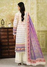 Roheenaz Flora Printed Lawn'24 RNP-06B-EVANGELINE - Mohsin Saeed Fabrics