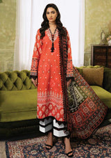 Roheenaz Flora Printed Lawn'24 RNP-08A-SOLSTICE - Mohsin Saeed Fabrics