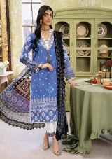 Roheenaz Flora Printed Lawn'24 RNP-08B-EMBER - Mohsin Saeed Fabrics