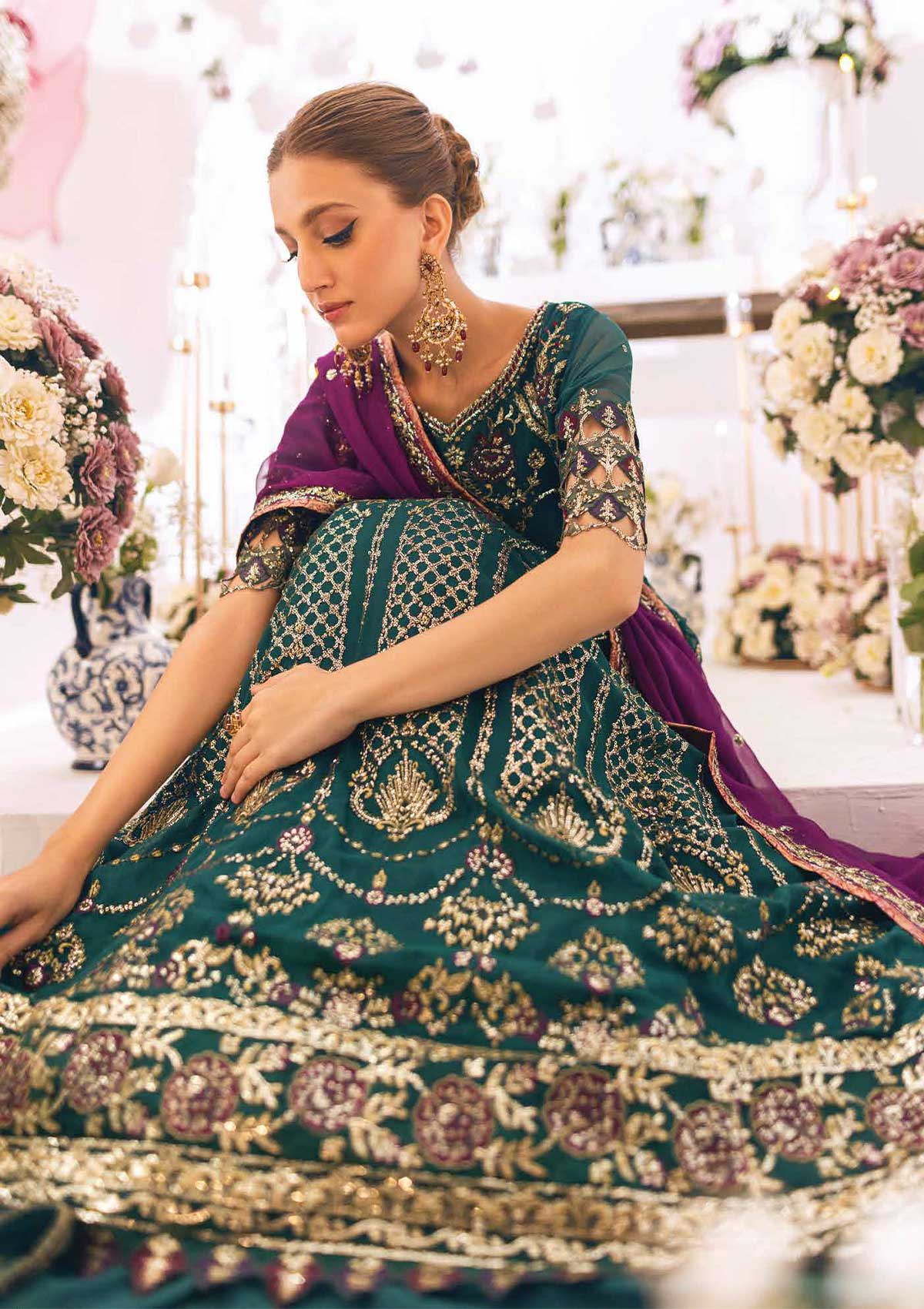 Roheenaz Sawariya Luxury Kalidaar Chiffon'23 D-08