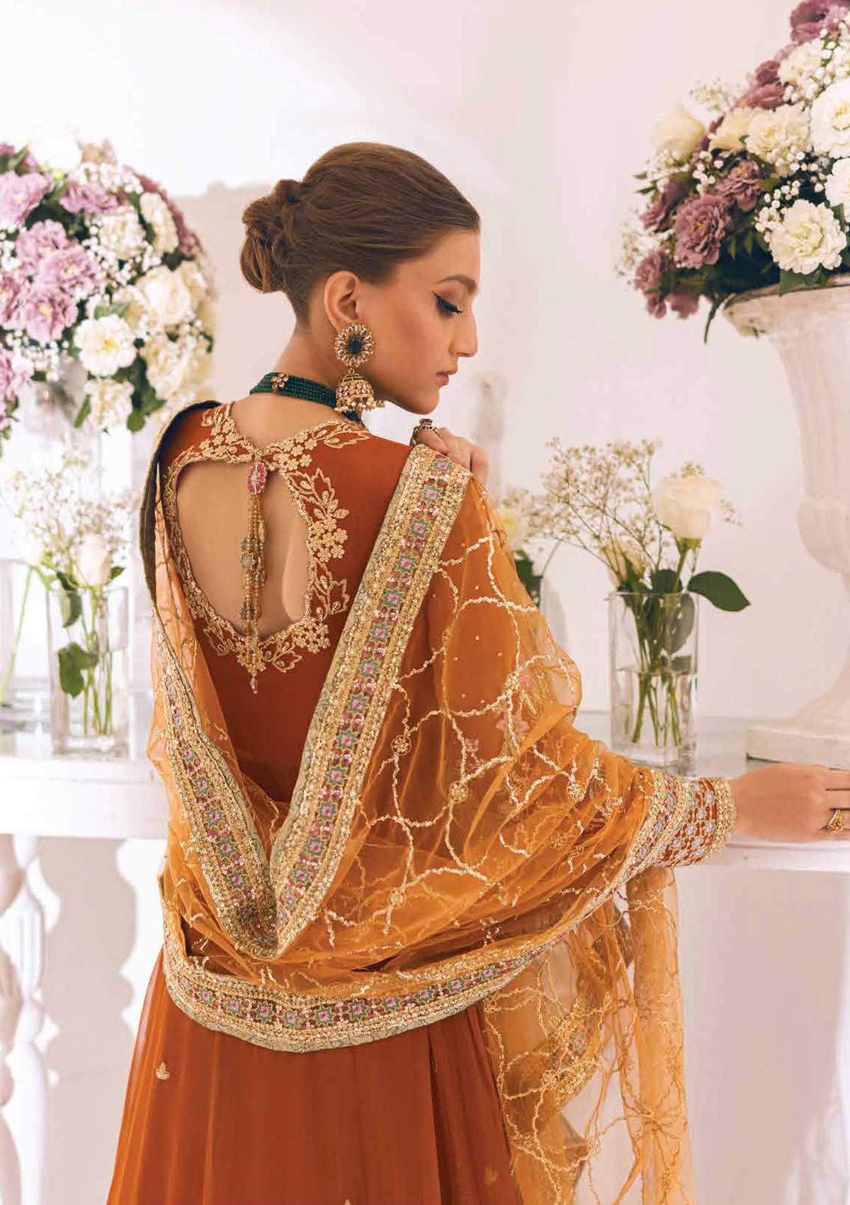 Roheenaz Sawariya Luxury Kalidaar Chiffon'23 D-09