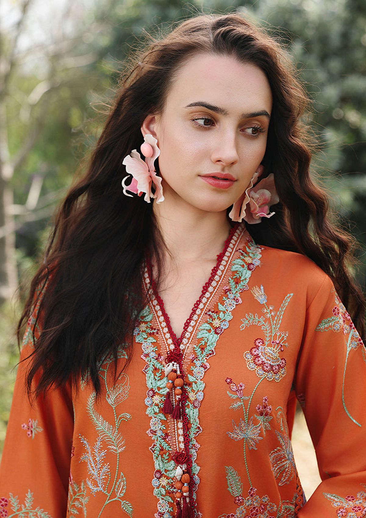 Mushq Hemline The Secret Garden Lawn'26 D-09 Rosearie Dream
