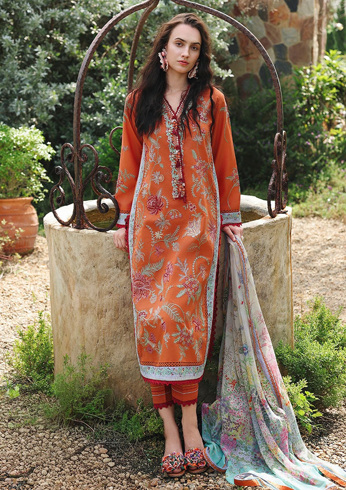 Mushq Hemline The Secret Garden Lawn'26 D-09 Rosearie Dream