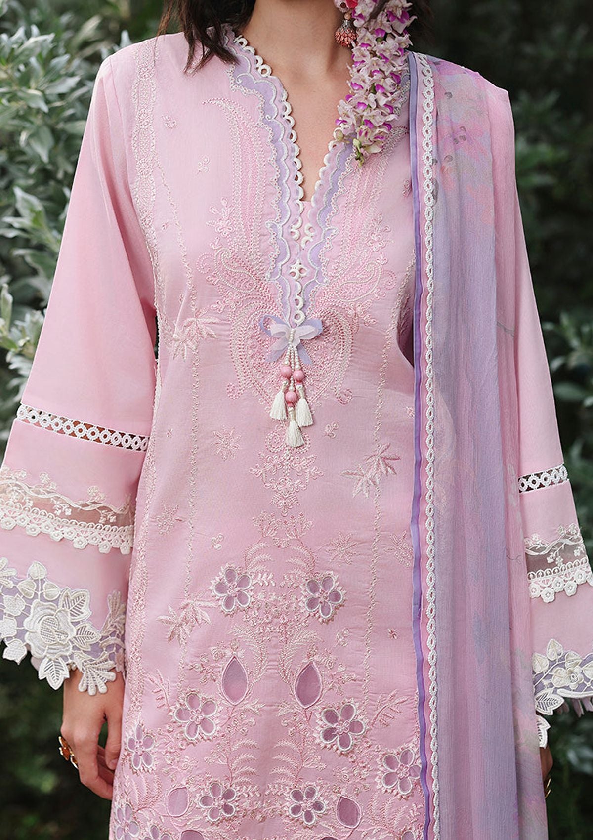 Mushq Hemline The Secret Garden Lawn'26 D-10 Rosewood Secret