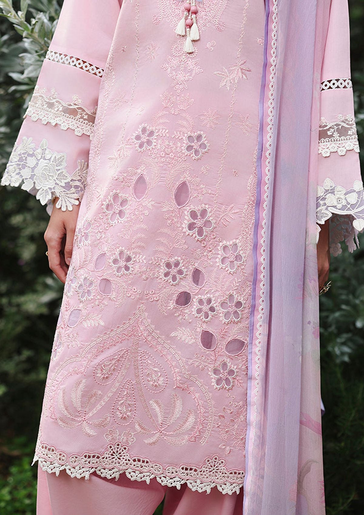 Mushq Hemline The Secret Garden Lawn'26 D-10 Rosewood Secret