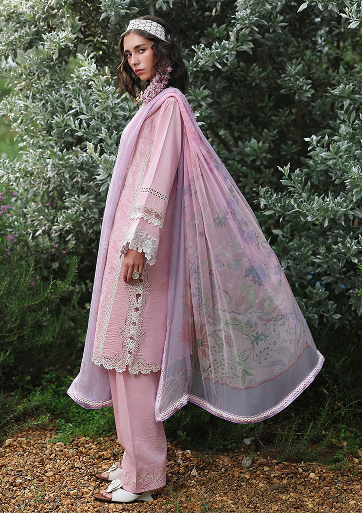 Mushq Hemline The Secret Garden Lawn'26 D-10 Rosewood Secret