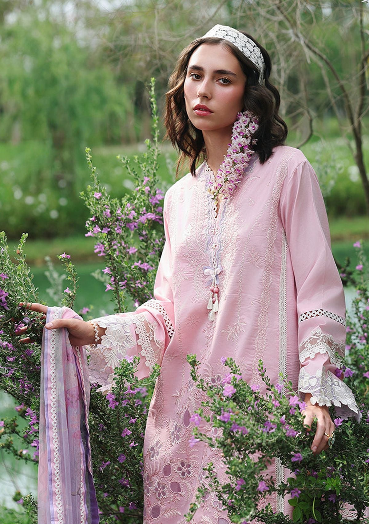 Mushq Hemline The Secret Garden Lawn'26 D-10 Rosewood Secret