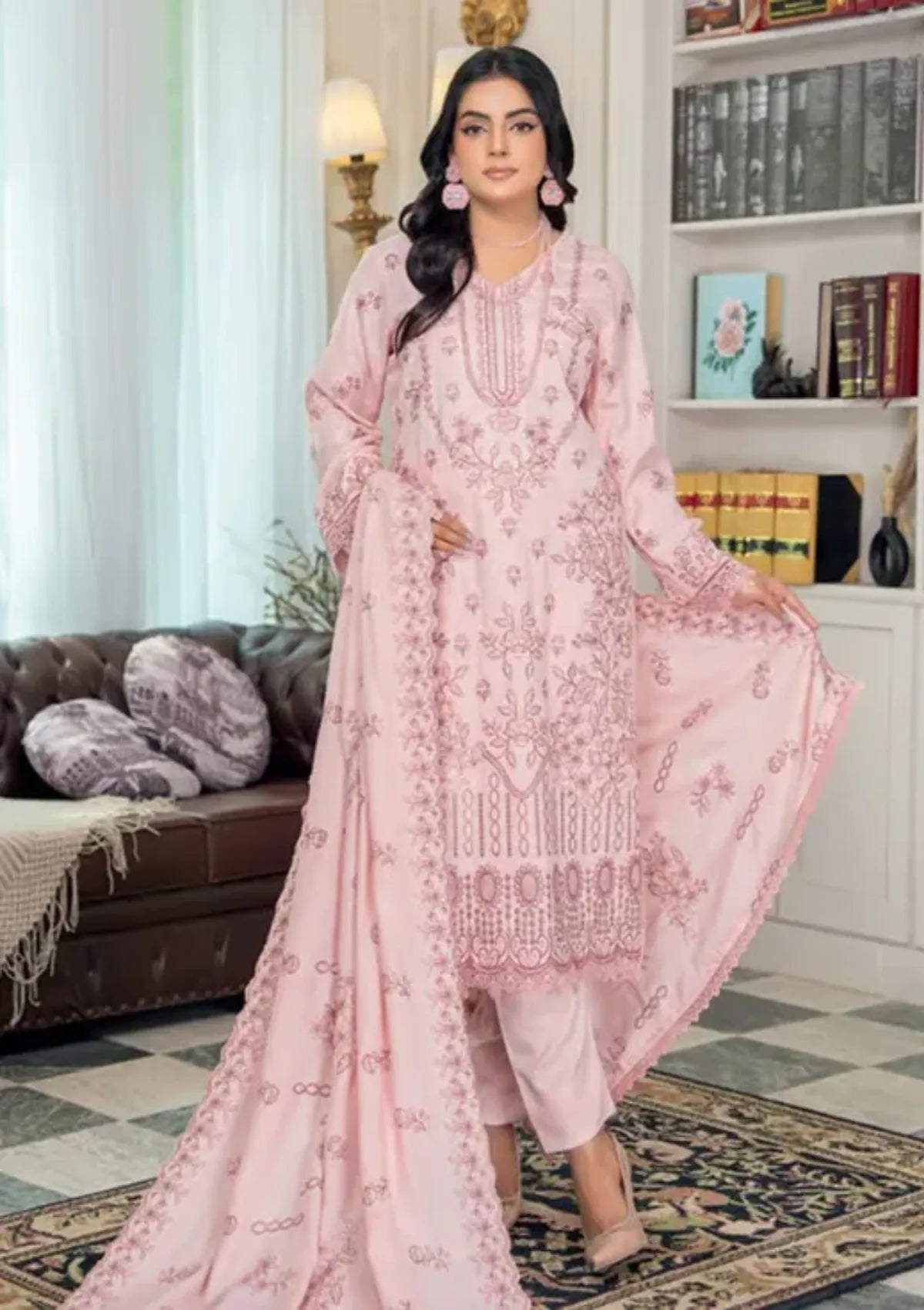 Riaz Arts Rubab Premium Winter'25 D-01 – Mohsin Saeed Fabrics