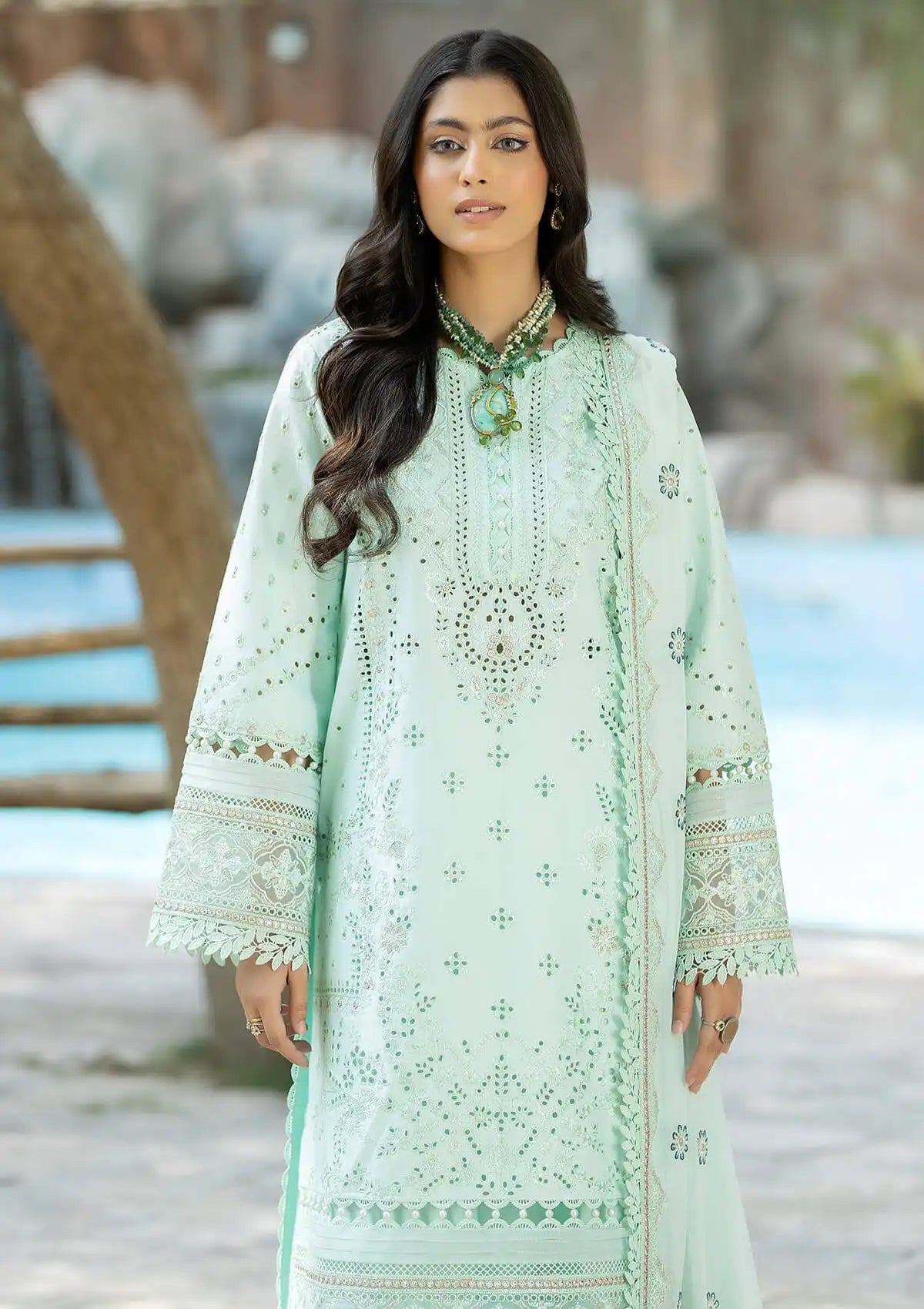 Imrozia Serene Subah-e-Roshan Lawn'24 SL-65 Aarzoo - Mohsin Saeed Fabrics