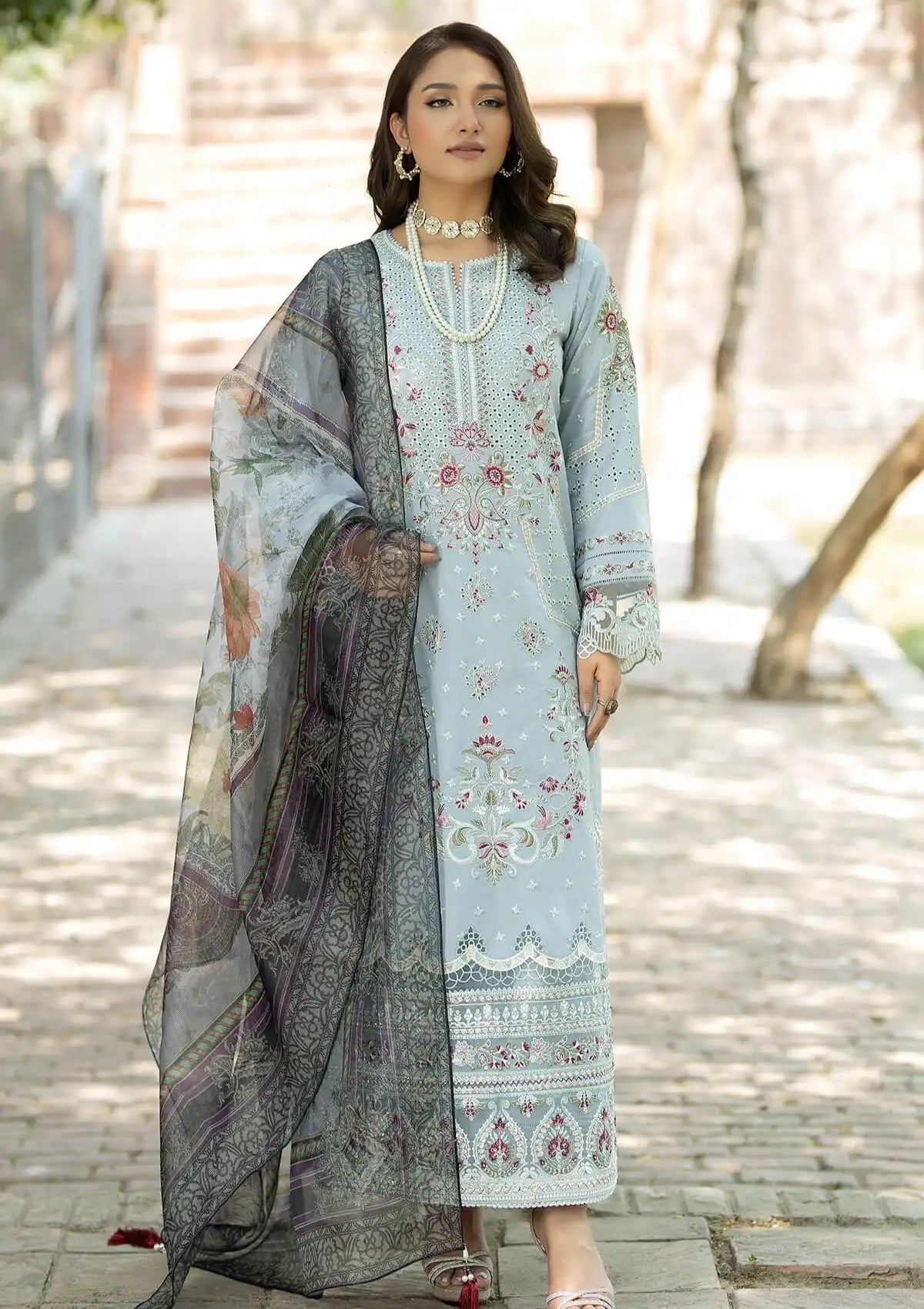 Imrozia Serene Subah-e-Roshan Lawn'24 SL-71 Zibaiish - Mohsin Saeed Fabrics