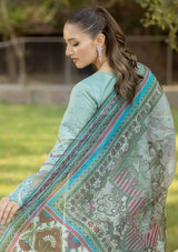 Imrozia Serene Subah-e-Roshan Lawn'24 SL-73 Zaib - Mohsin Saeed Fabrics
