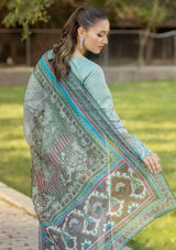 Imrozia Serene Subah-e-Roshan Lawn'24 SL-73 Zaib - Mohsin Saeed Fabrics