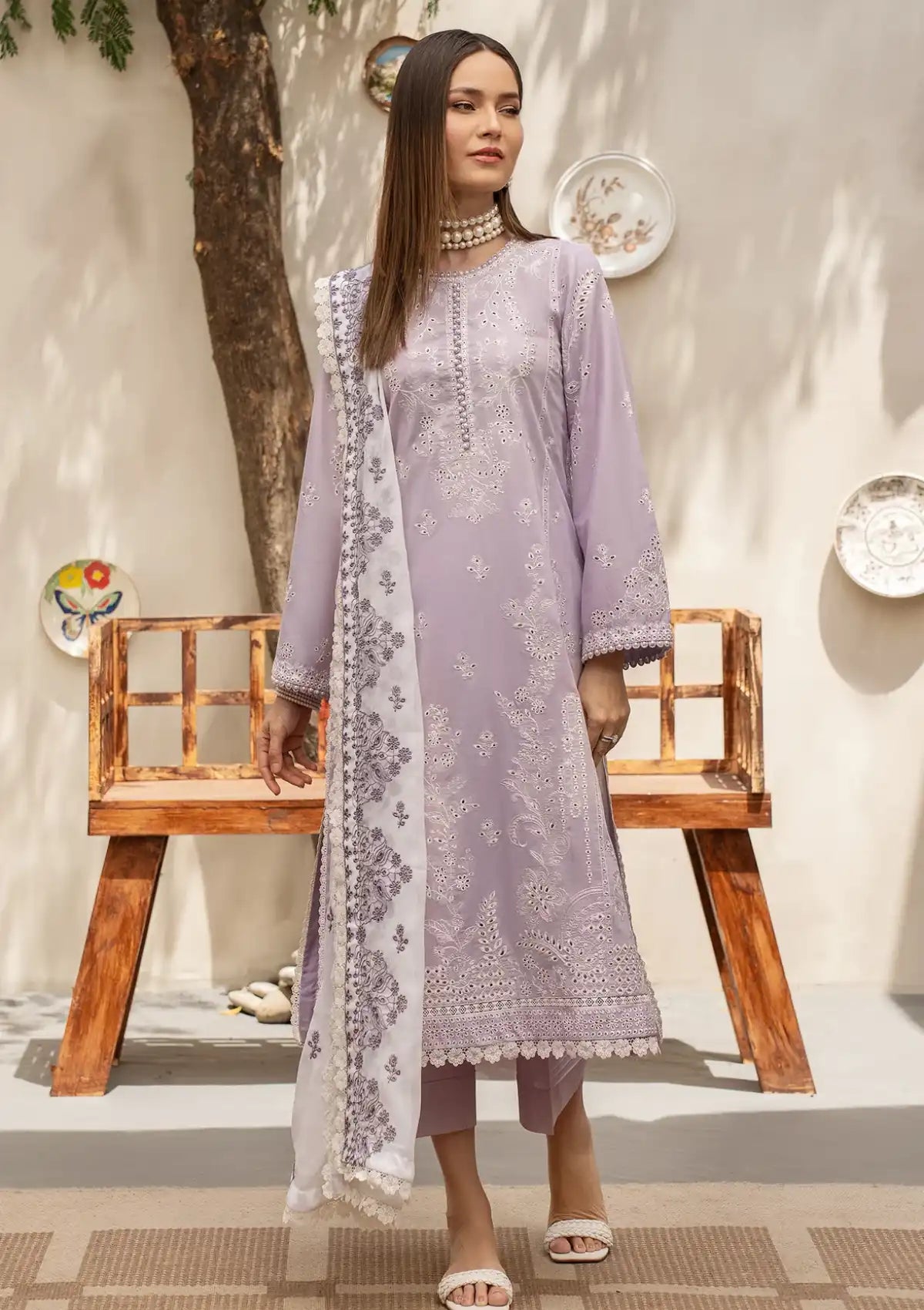 Zarif Festive Lawn'24 ZFL-02-ILSA - Mohsin Saeed Fabrics
