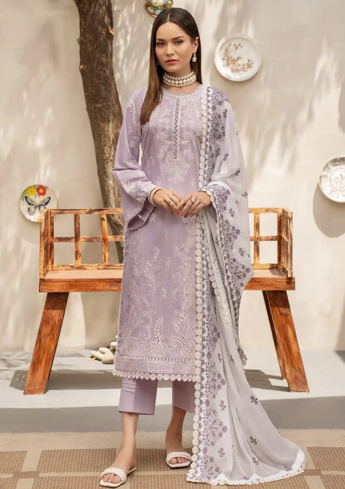 Zarif Festive Lawn'24 ZFL-02-ILSA - Mohsin Saeed Fabrics