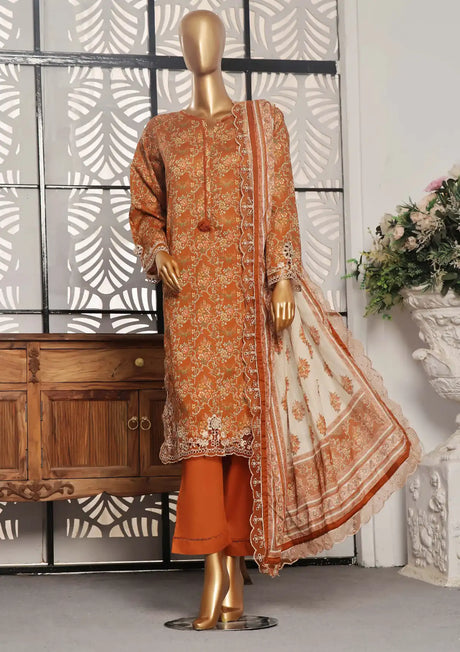 Sadabahar Cutwork Pret Lawn'24 Vol-01 D-03 - Mohsin Saeed Fabrics