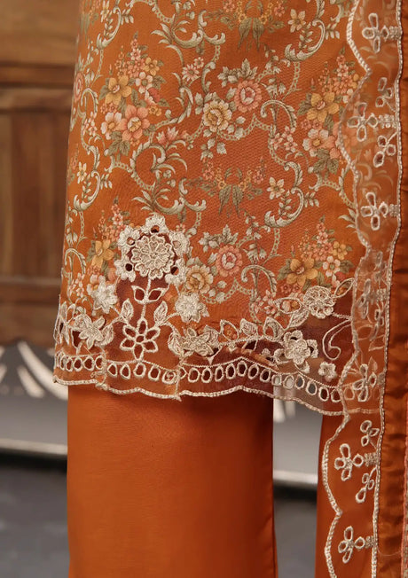 Sadabahar Cutwork Pret Lawn'24 Vol-01 D-03 - Mohsin Saeed Fabrics
