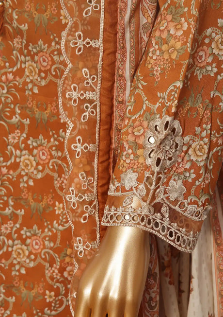 Sadabahar Cutwork Pret Lawn'24 Vol-01 D-03 - Mohsin Saeed Fabrics
