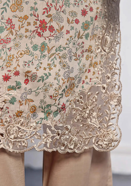 Sadabahar Cutwork Pret Lawn'24 Vol-01 D-07 - Mohsin Saeed Fabrics