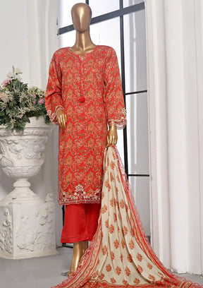 Sadabahar Cutwork Pret Lawn'24 Vol-01 D-08 - Mohsin Saeed Fabrics