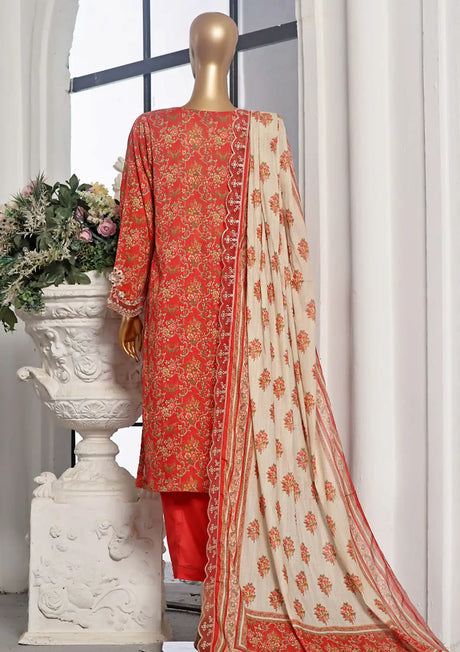 Sadabahar Cutwork Pret Lawn'24 Vol-01 D-08 - Mohsin Saeed Fabrics