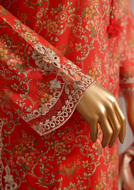 Sadabahar Cutwork Pret Lawn'24 Vol-01 D-08 - Mohsin Saeed Fabrics