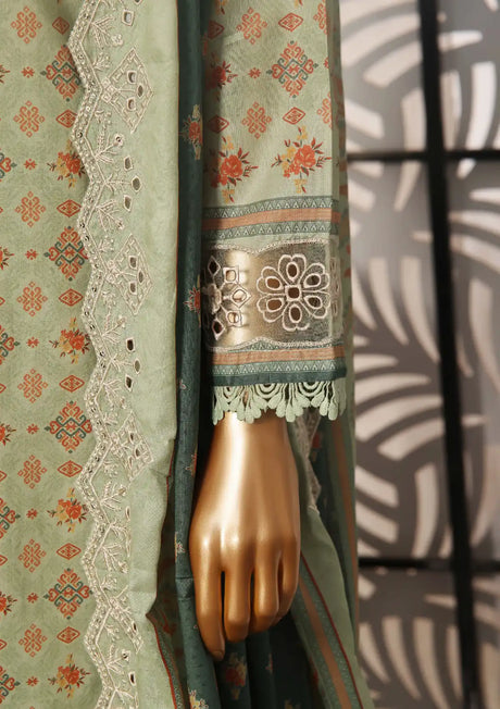Sadabahar Cutwork Pret Lawn'24 Vol-01 D-01 - Mohsin Saeed Fabrics