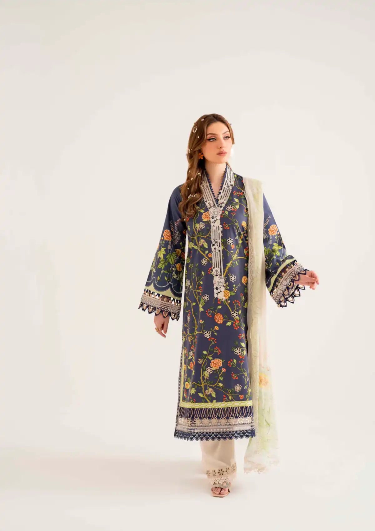 Sable Vogue Lila Lawn'24 SAL-06