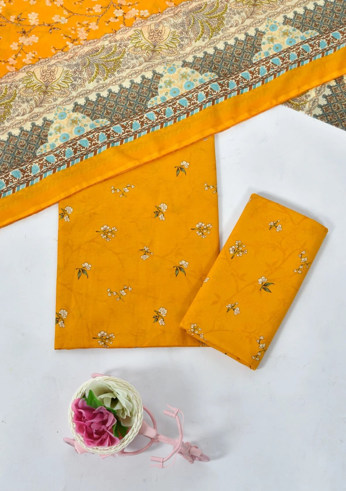 Bin Saeed Printed Lawn'24 BSPT-30 - Mohsin Saeed Fabrics